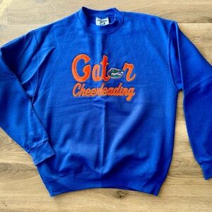 University of Florida Blue Gators Cheerleading Vintage Sweatshirt